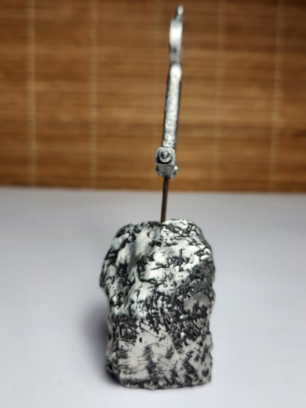 Sword in the Stone Letter Opener Figurine Heavy Metal Fantasy Desk Ornament Vtg - Picture 5 of 8